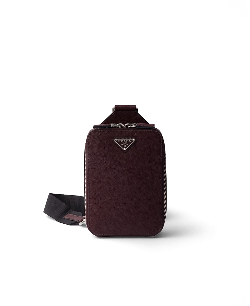 Prada Brique Saffiano Leather Bag