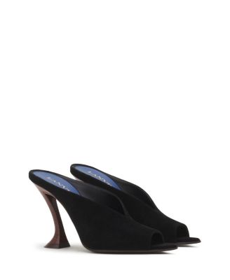  Women's Midnight Step Mule In Suede