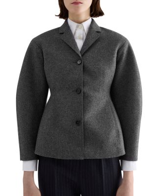 Long Sleeve Wool Jacket
