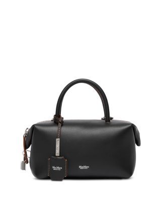 Calfskin Leather Bowler Bag