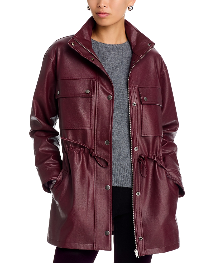 Wayf Angelina Faux Leather Jacket