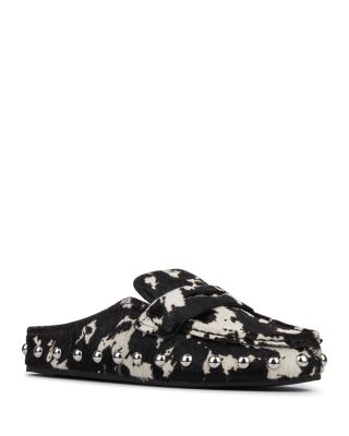 Women's Melodee Studded Calf Hair Mules