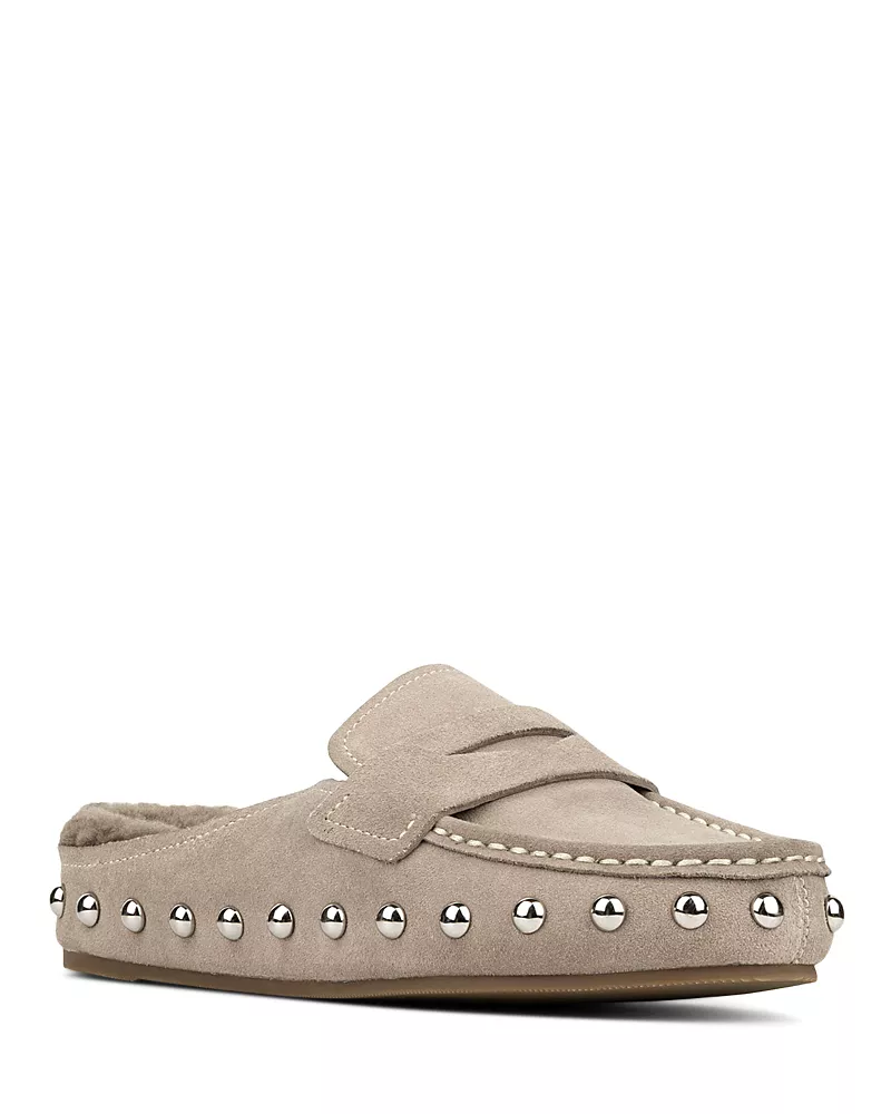 Donald Pliner Women's Melodee Studded Calf Hair Mules