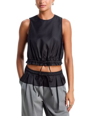 Elisabetta Scoop Neck Back Keyhole Top