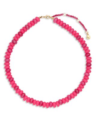 Joyce Semi Precious Beaded Necklace, 17"-20.5"