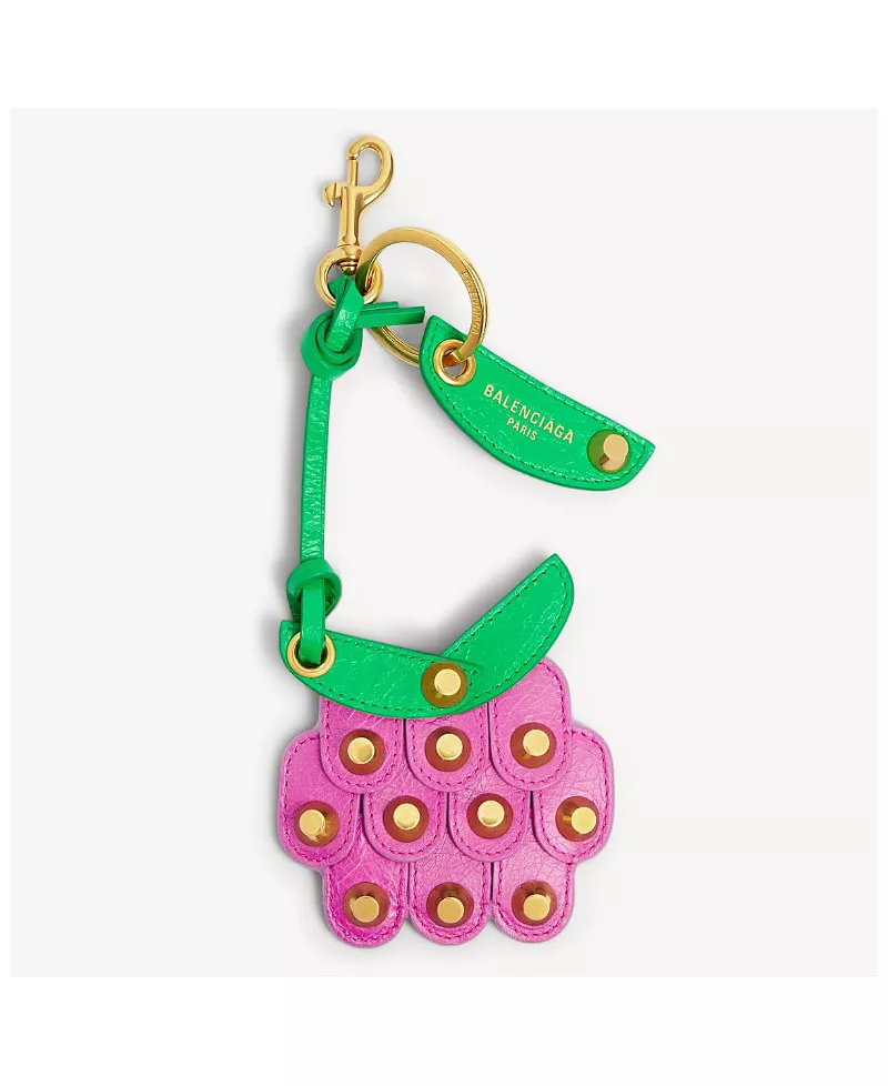 Balenciaga Le City Raspberry Keychain/Charm