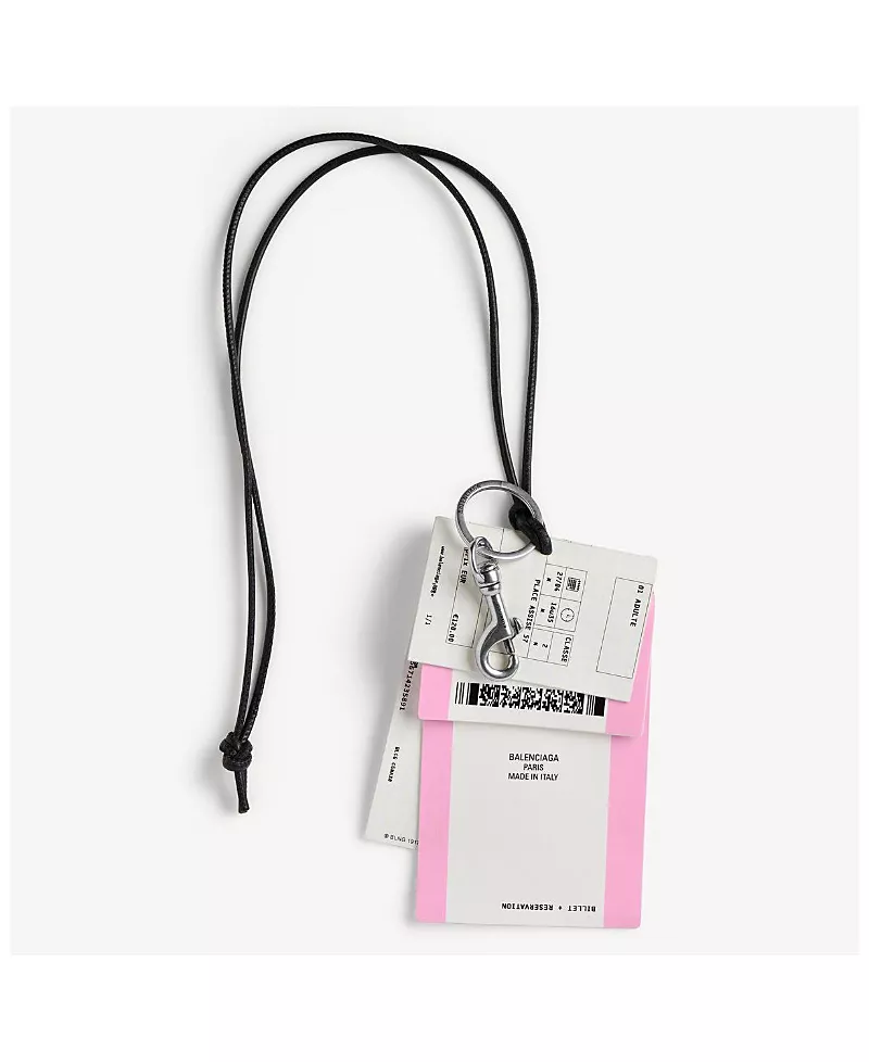 Balenciaga Charm/Keychain Train Ticket