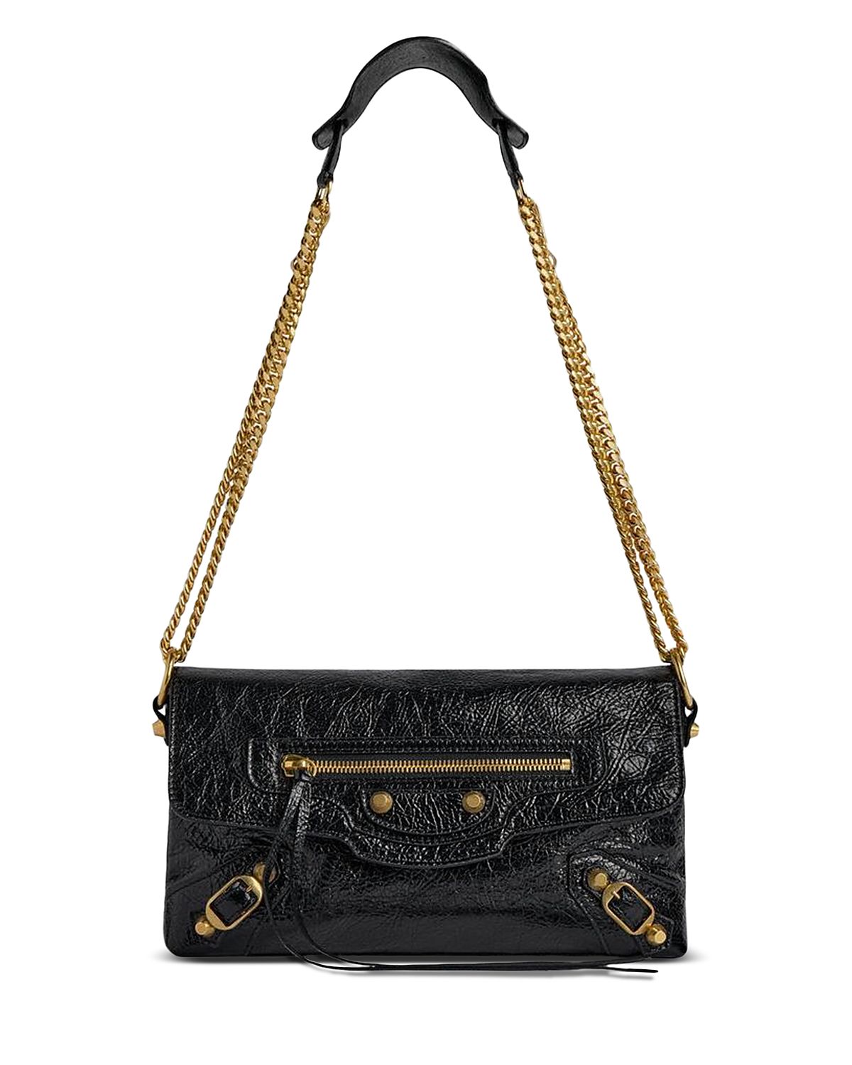 Balenciaga Le City Clutch With Chain