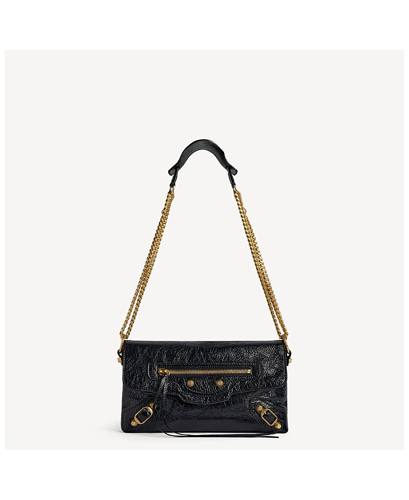 Balenciaga Le City Clutch With Chain