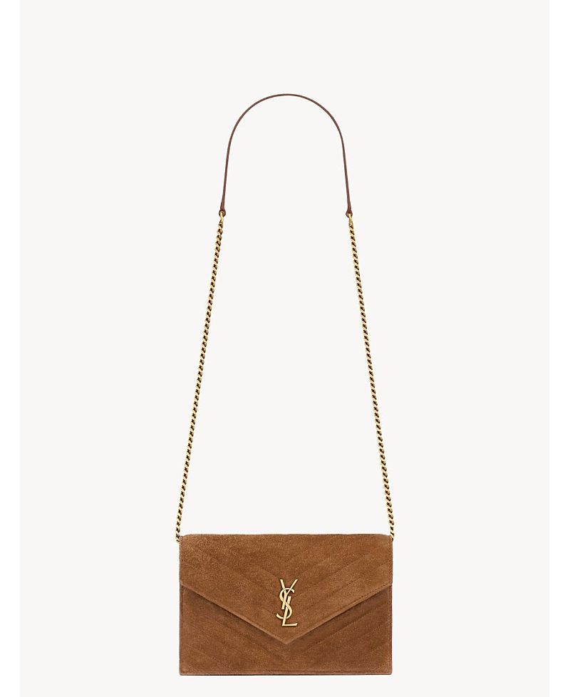 Saint Laurent Cassandre Envelope Chain Wallet