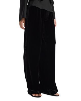 Relaxed Velvet Trousers