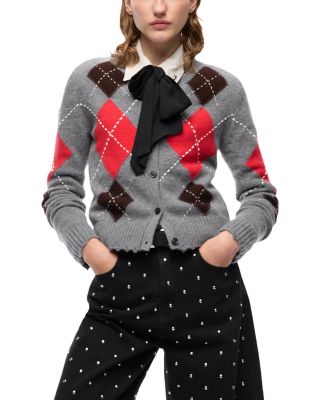 Cardiff Wool Argyle Cardigan