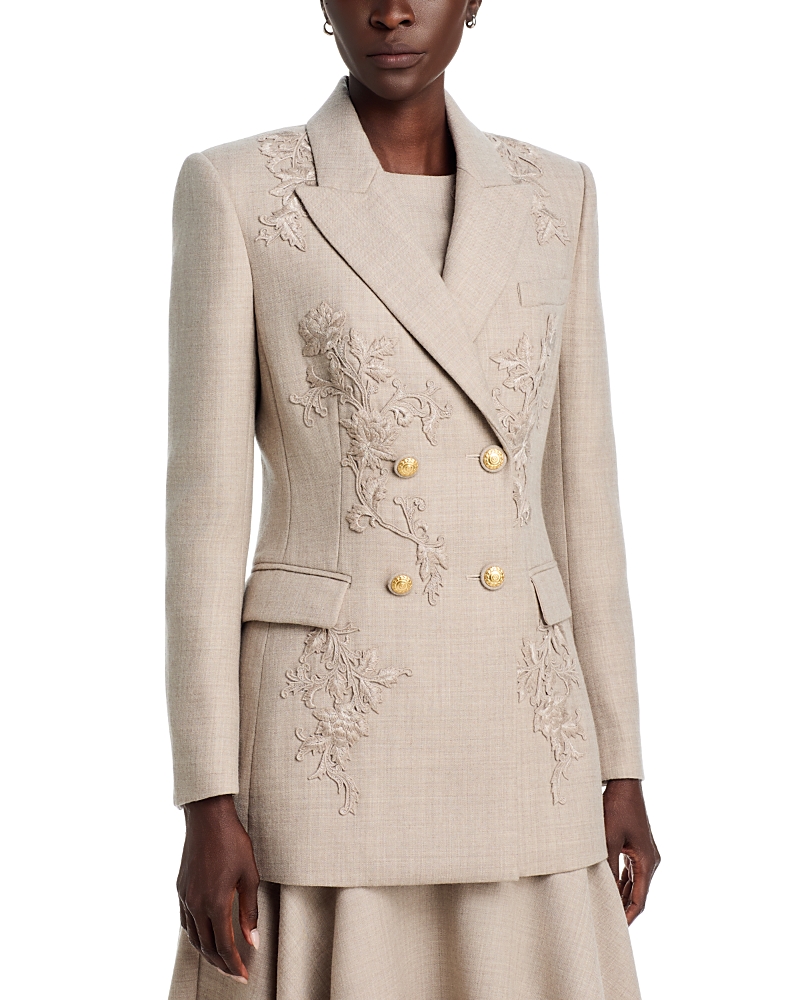 Kobi Halperin Violet Embroidered Wool Jacket