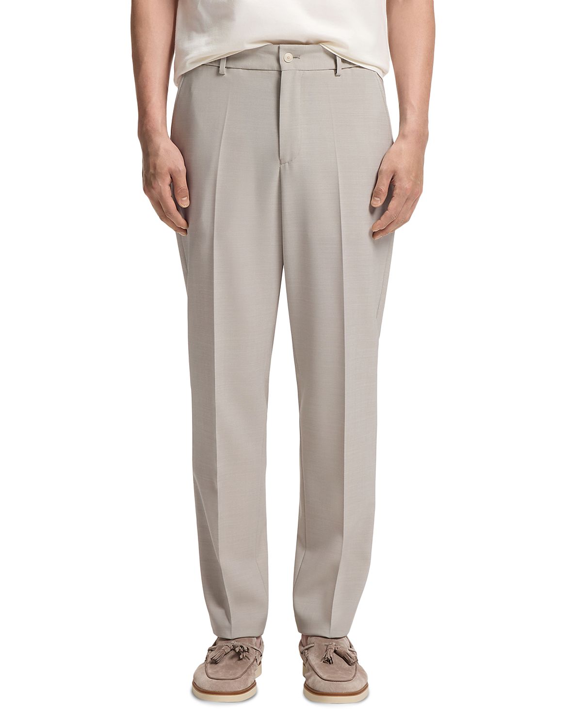 Boss Perin Wool Tapered Fit Pants