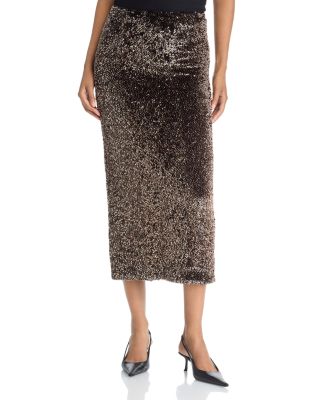 Koa Embellished Midi Skirt