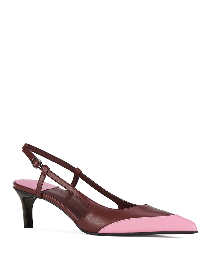 Jeffrey Campbell Women's Booshky Leather Slingback Pumps