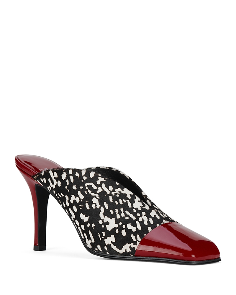Jeffrey Campbell Women's Passage Calf Hair & Leather High Heel Mules