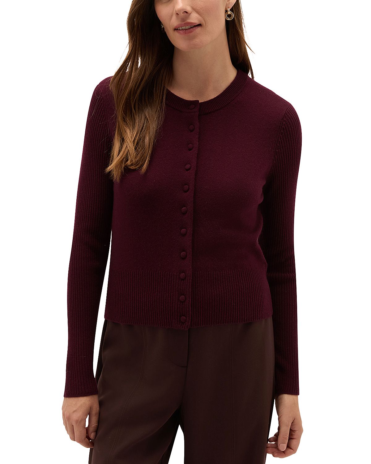 Hobbs London Elsa Wool Cardigan Sweater