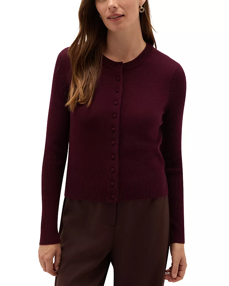 Hobbs London Elsa Wool Cardigan Sweater