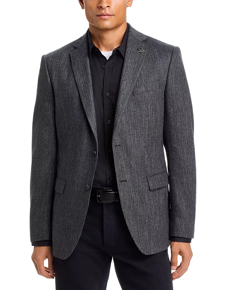 John Varvatos Star Usa Slim Fit Herringbone Tweed Sport Coat