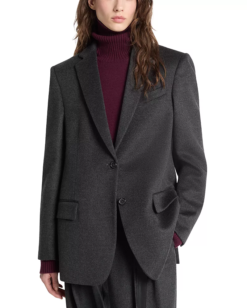 Michael Kors Collection Two Button Nico Cashmere Blazer