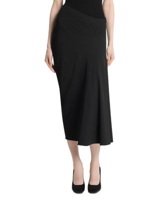 Strwocrep Wool-Blend Bias Skirt