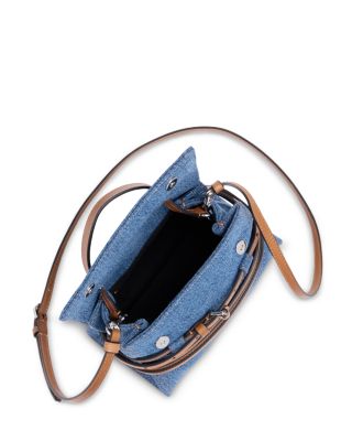 Tie Me Denim Crossbody Bag