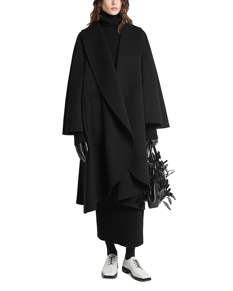 Michael Kors Collection Opera Clutch Wool Coat