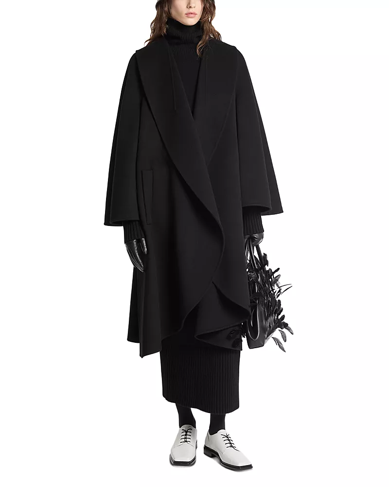 Michael Kors Collection Opera Clutch Wool Coat