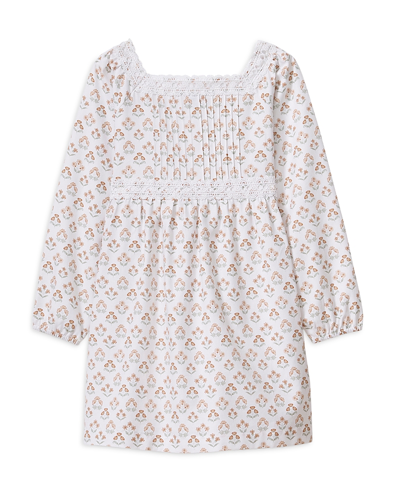 Petite Plume Girls' Twill Juliette Long Sleeved Nightgown - Little Kid, Big Kid