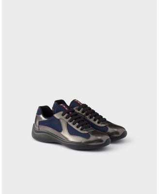  Men's America's Cup Metallic Leather And Bike Fabric Sneakers