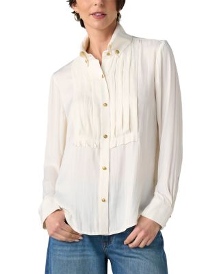 High Collar Tuxedo Shirt