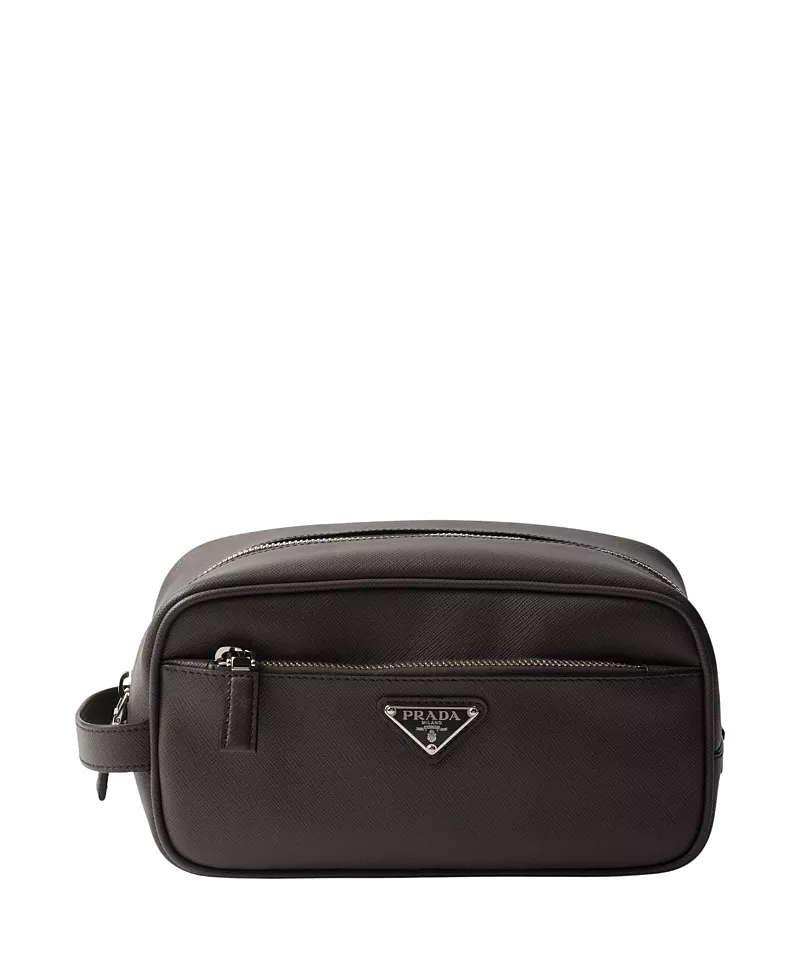 Prada Saffiano Leather Travel Pouch