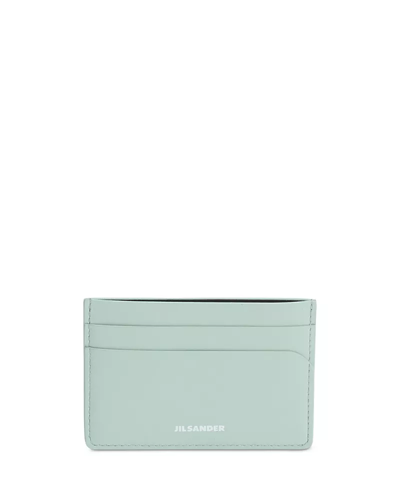 Jil Sander Curve Leather Card Holder