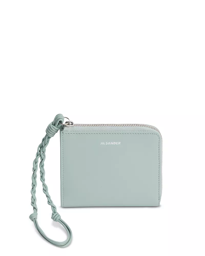 Jil Sander Tangle Zip Leather Card Case