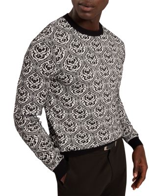 Courte Floral Jacquard Crew