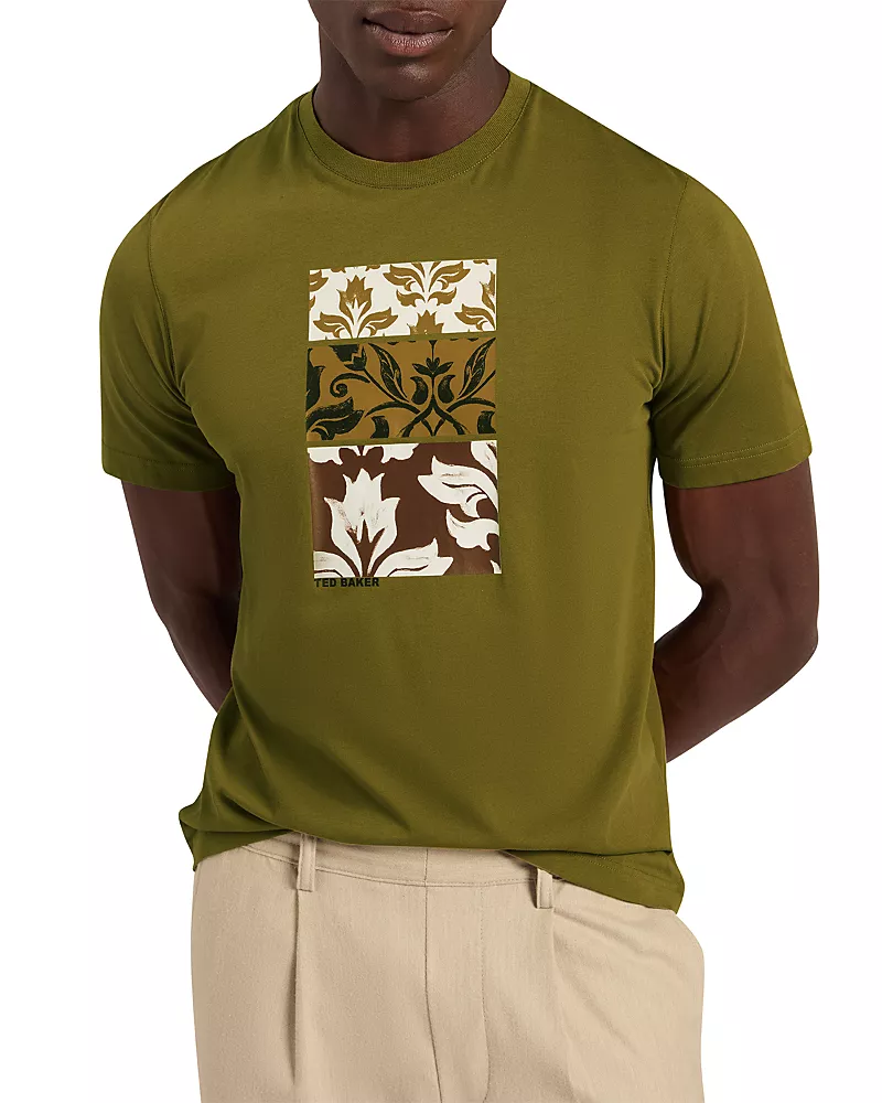 Ted Baker Joof Short Sleeve Box Print Tee