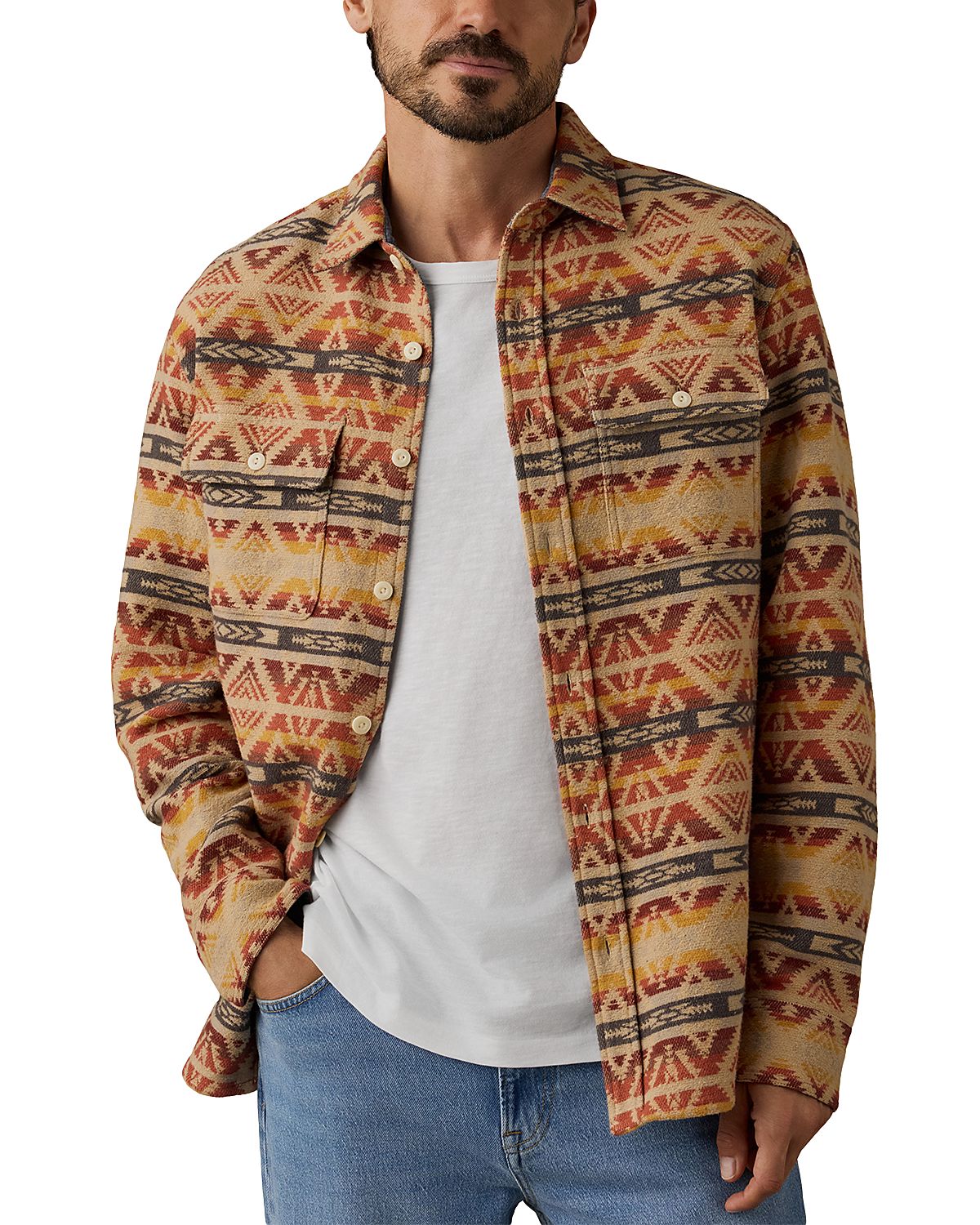 Faherty Lehi Canyon Cotton Overshirt