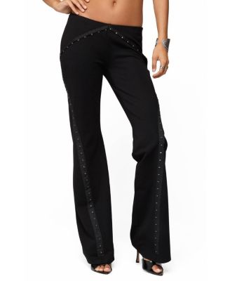 Edikted Hook & Eye Bootcut Pants