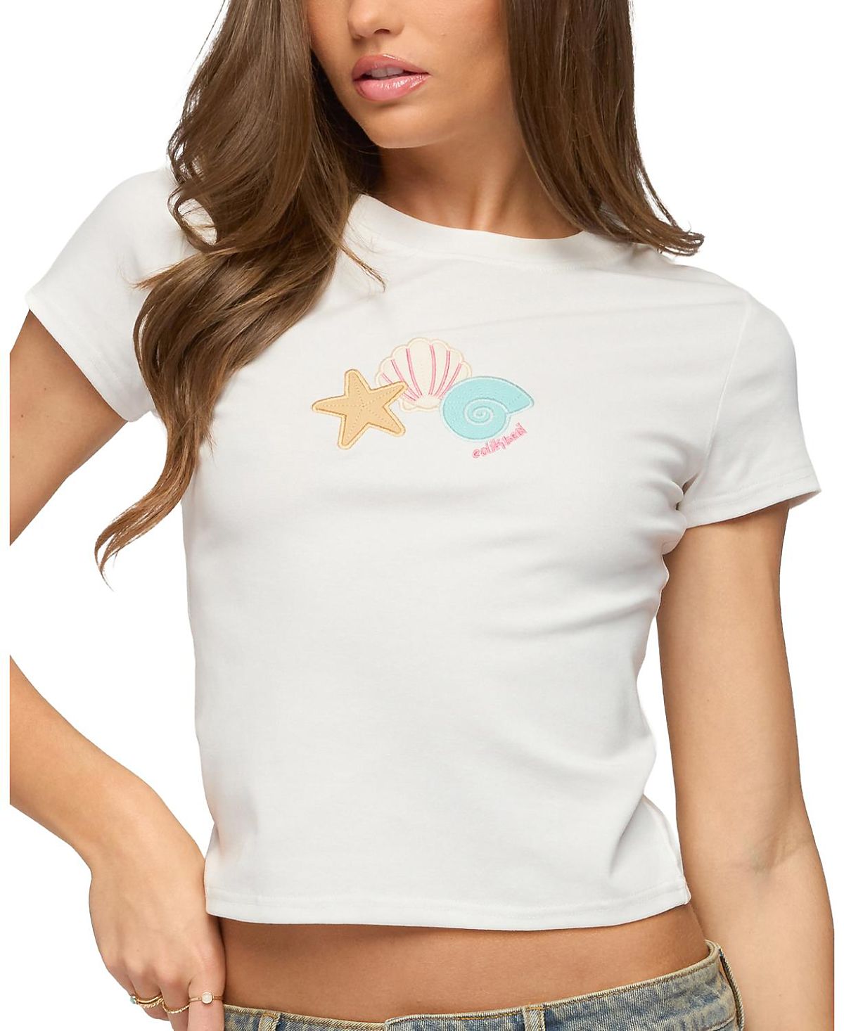 Edikted Ocean Club T Shirt