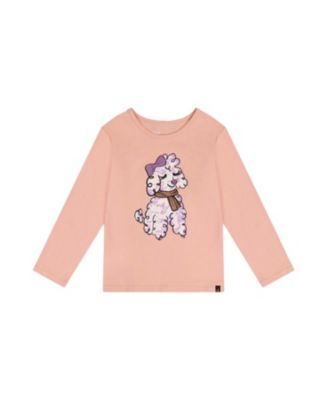 Girls' Organic Cotton Shiny Nose Long Sleeve T-Shirt - Little Kid