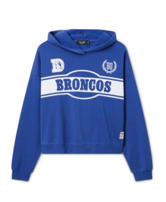  Women's NFL Denver Broncos Oversized Crop Hoodie