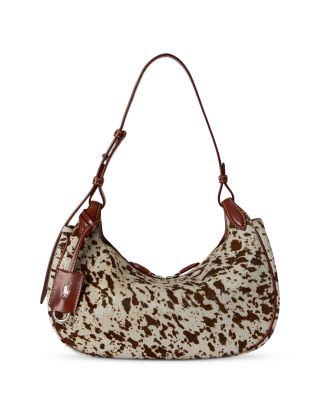 Polo Play Calf Hair Shoulder Bag