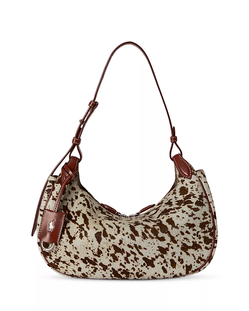 Polo Ralph Lauren Polo Play Calf Hair Shoulder Bag