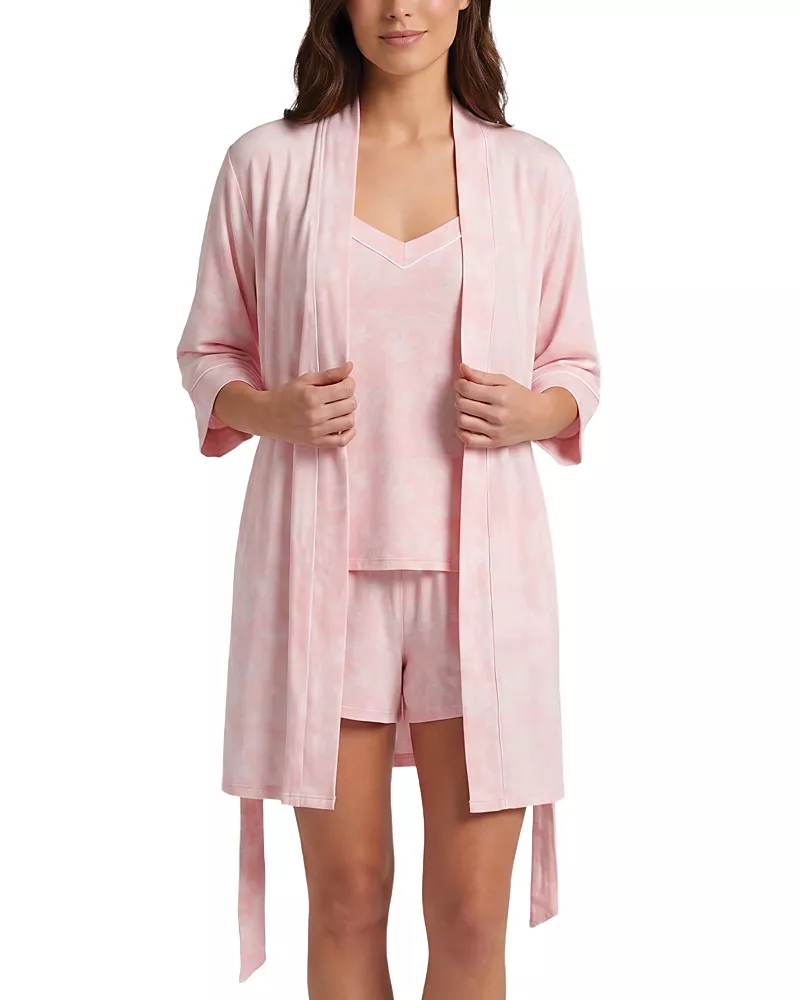 Flora Nikrooz Martha Knit 3-Piece Travel Pajama Set