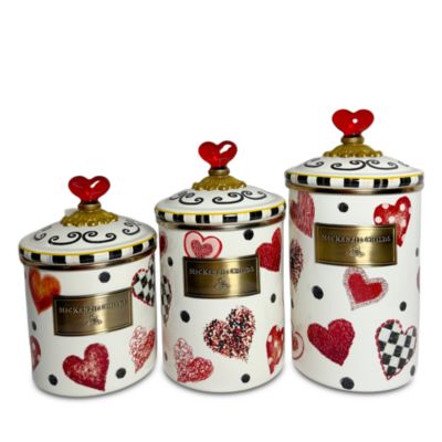 Love Canisters, Set of 3