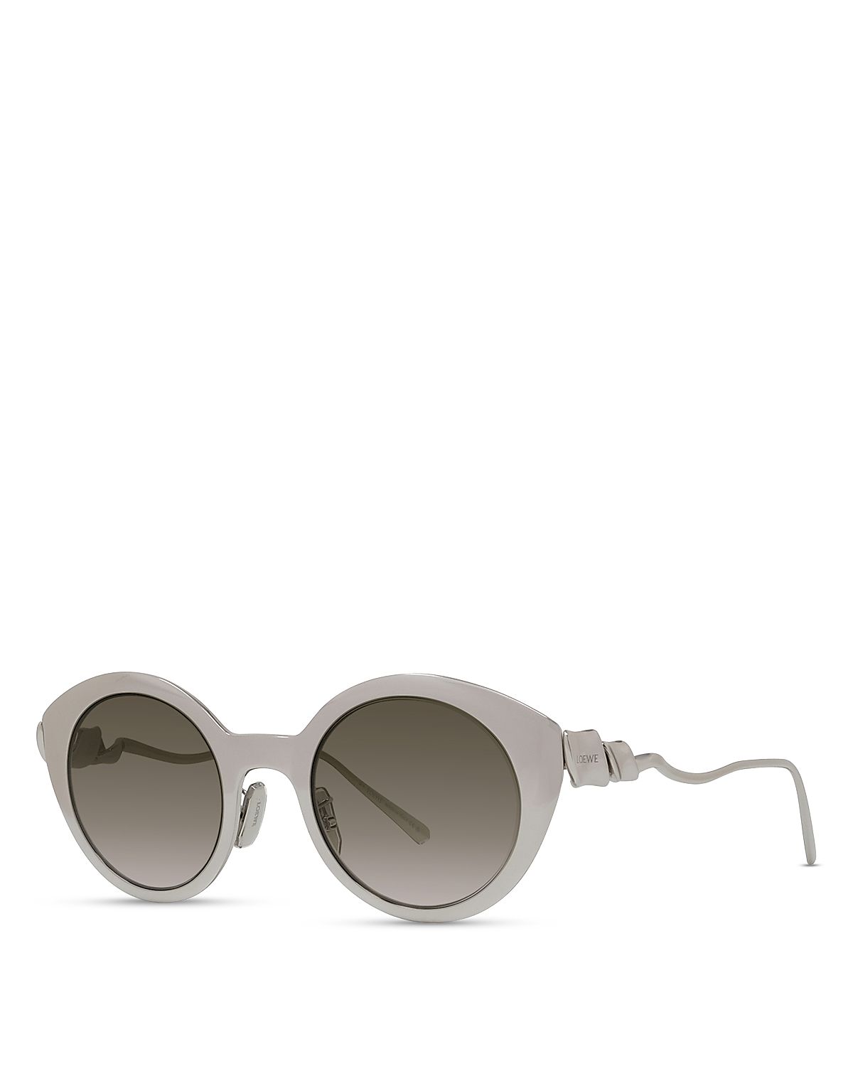 Loewe Round Metal Panthos Sunglasses, 47.9mm