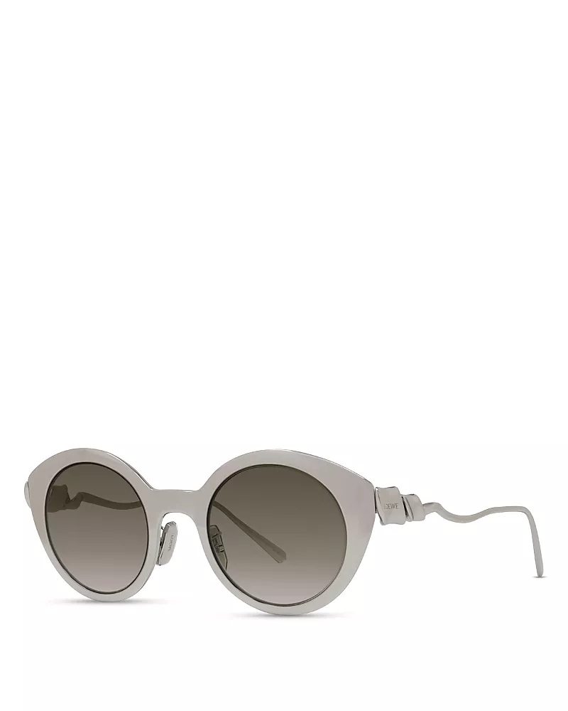 Loewe Round Metal Panthos Sunglasses, 47.9mm
