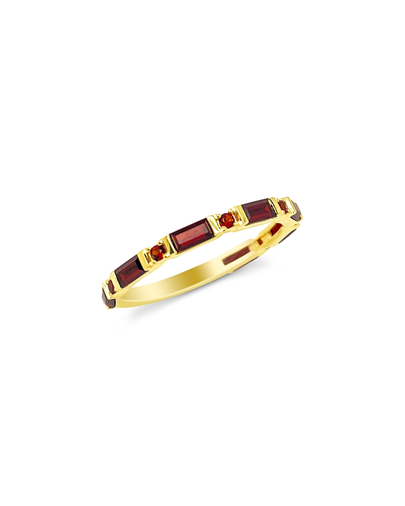 Meira T 14K Yellow Gold Garnet Band