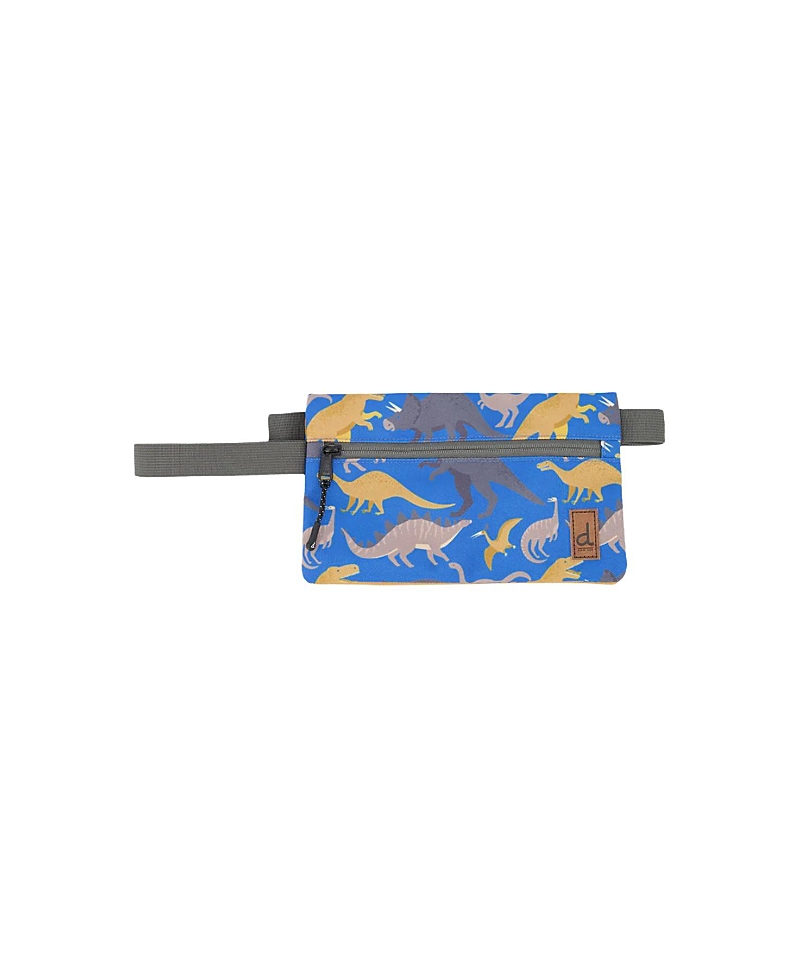 Deux par Deux Boys' Dinosaur Graphic Double-Compartment Pencil Case - Little Kid, Big Kid